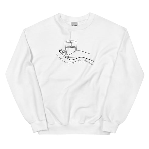 Candles Are Cheaper Than Therapy Sweatshirt