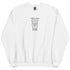 BeanBag Coffee Shop EMBROIDERED Sweatshirt